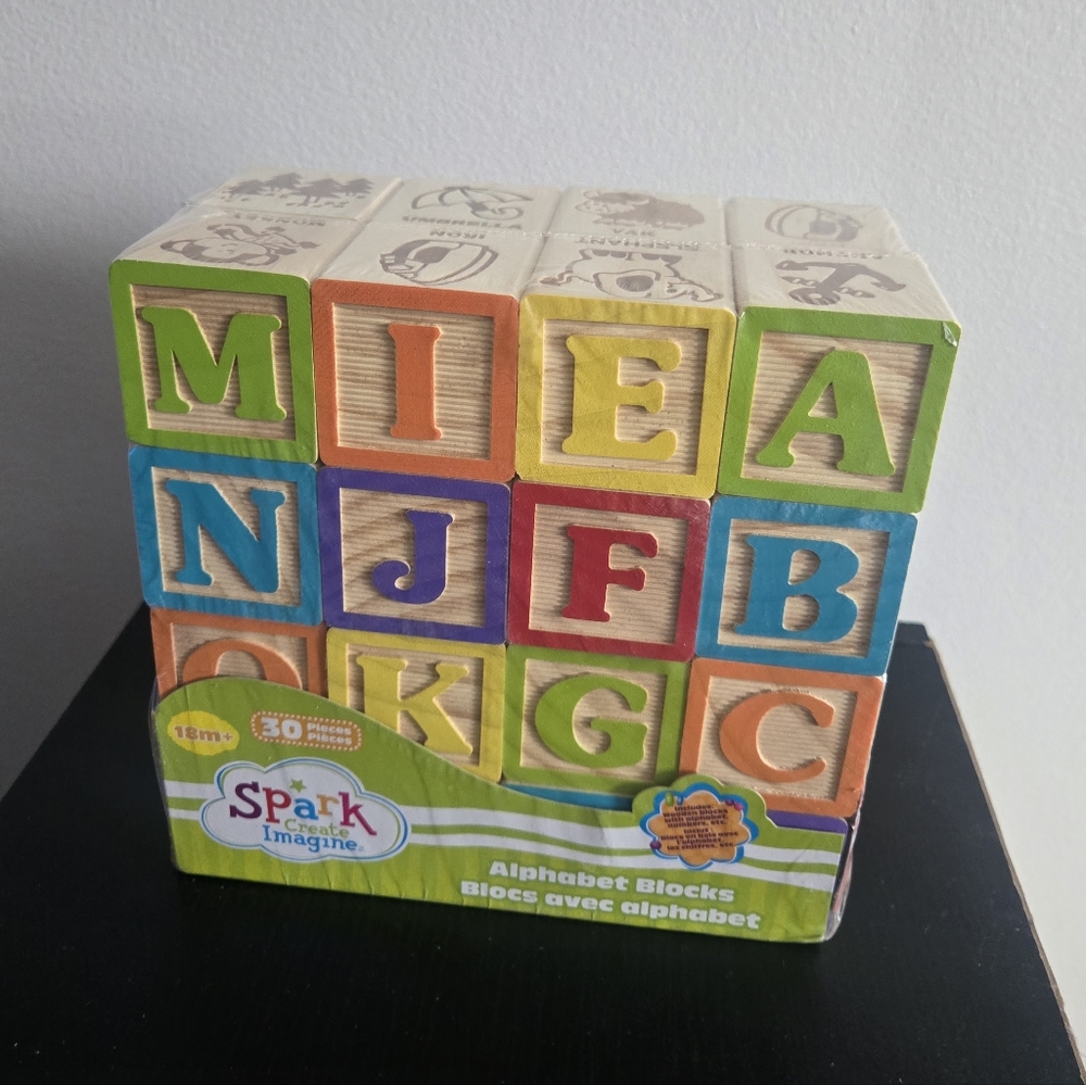 Colorful Alphabet Blocks for Kids